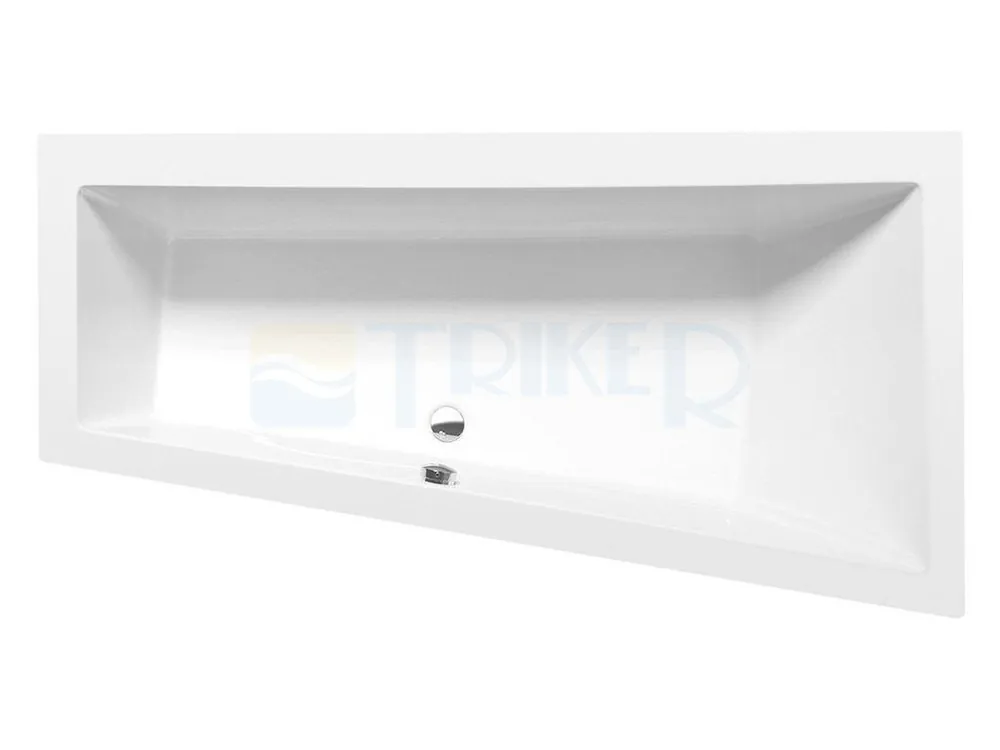 ANDRA R asymetrická vana 170x90x45cm, bílá Weekendaanbieding