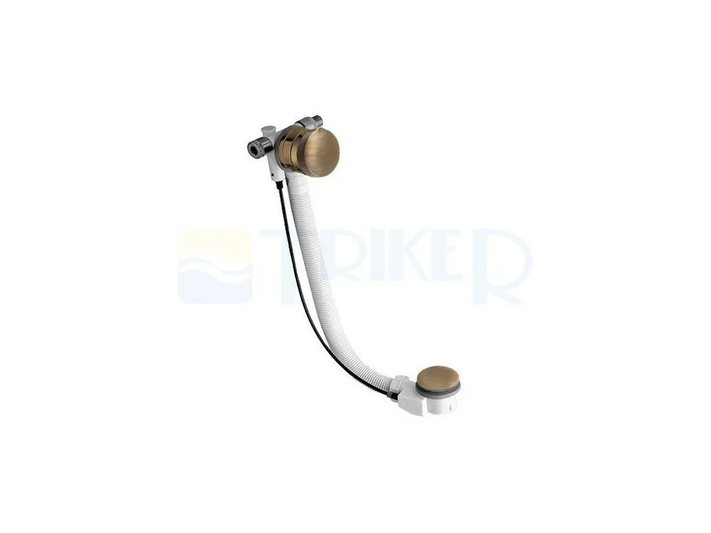 Dagaanbieding Sifon s napouštěním délka 575mm, zátka 42mm, bronz