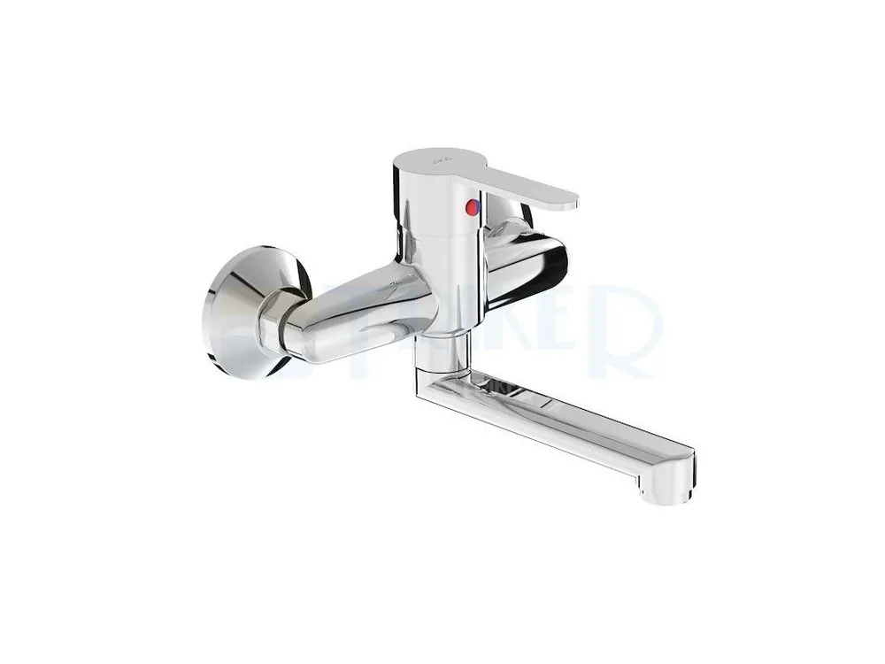 Lyra Smart umyvadlová nástěnná baterie s ramínkem 210mm Alleen Vandaag