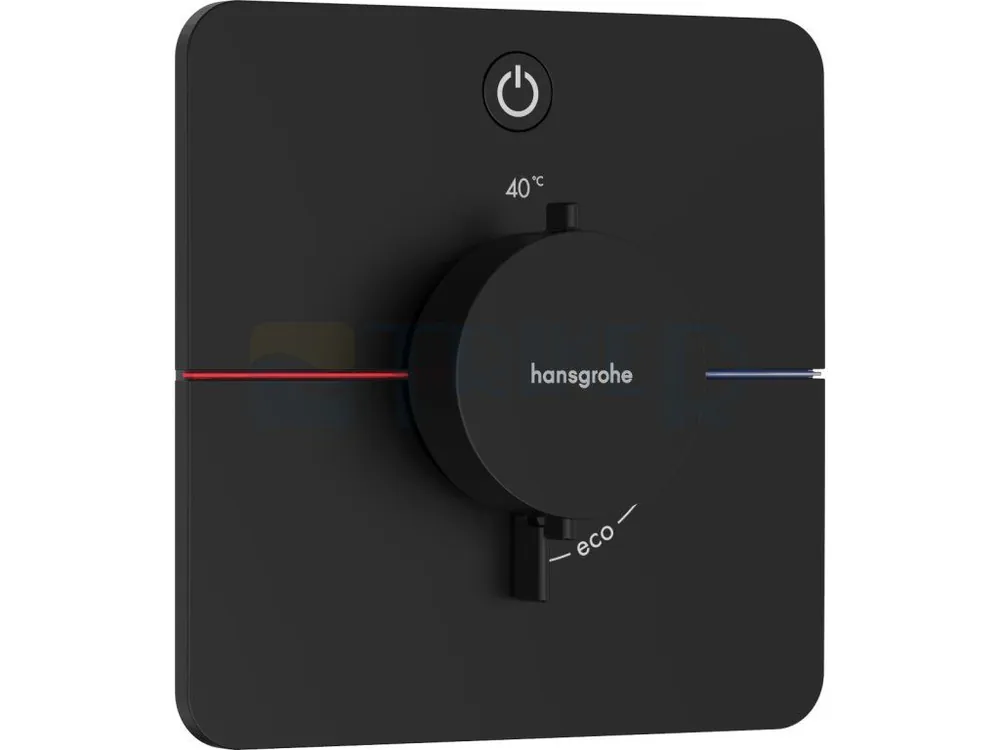 Betaalbaar ShowerSelect Comfort Q Termostatická podomítková baterie 1 spotřebič, černá matná