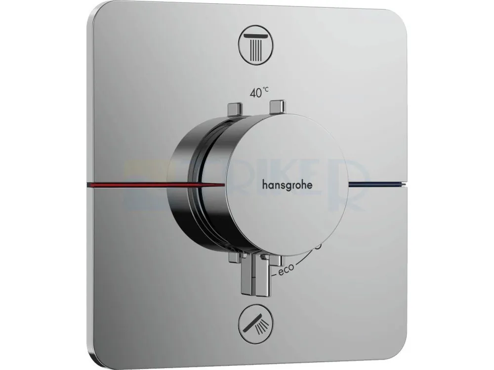 Snelle Levering ShowerSelect Comfort Q Termostatická podomítková baterie 2 spotřebiče, chrom