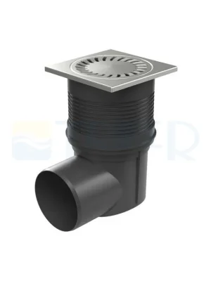 Speciale Akce Vpusť kanalizační boční 110MM - neptun nerezová mřížka