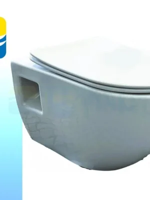 Zlevněný EP klozet závěsný s viditelným uchycením-rimless 510x348x360+ zpomalovací sedátko