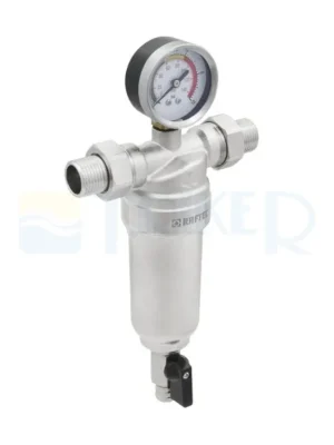 Filtr mechanický s odkalením Raftec PN12 na teplou vodu 1/2" Zlevněný