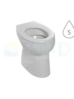 Baby klozet dětský stojicí 35 cm spodní odpad/ploché splachování, bílý Favoriet