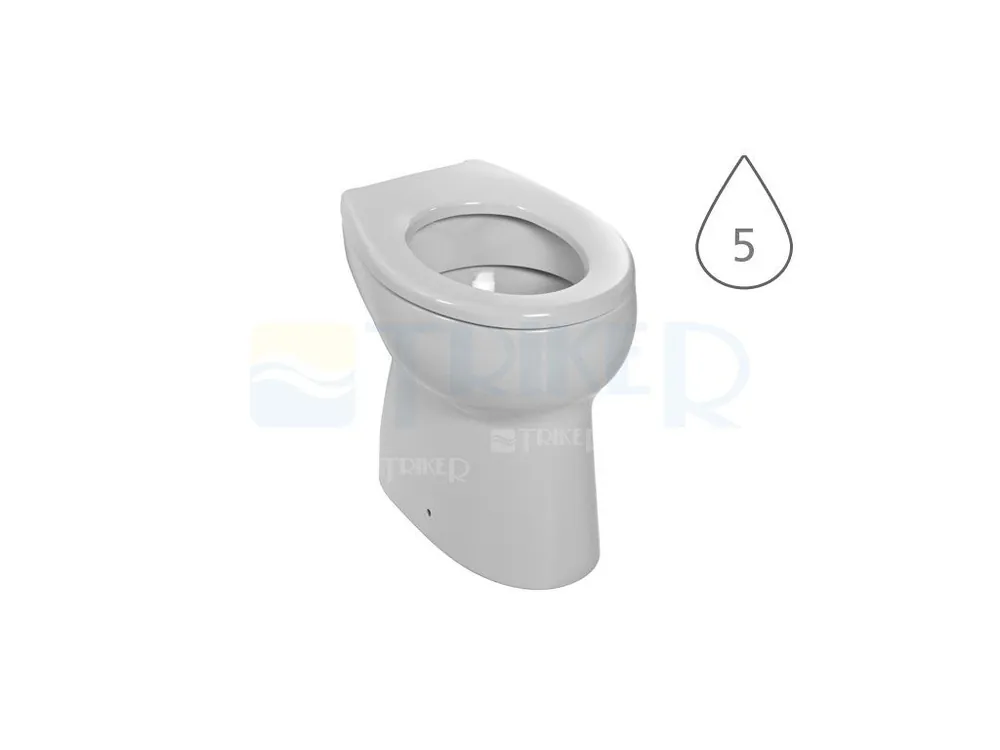 Baby klozet dětský stojicí 35 cm spodní odpad/ploché splachování, bílý Favoriet