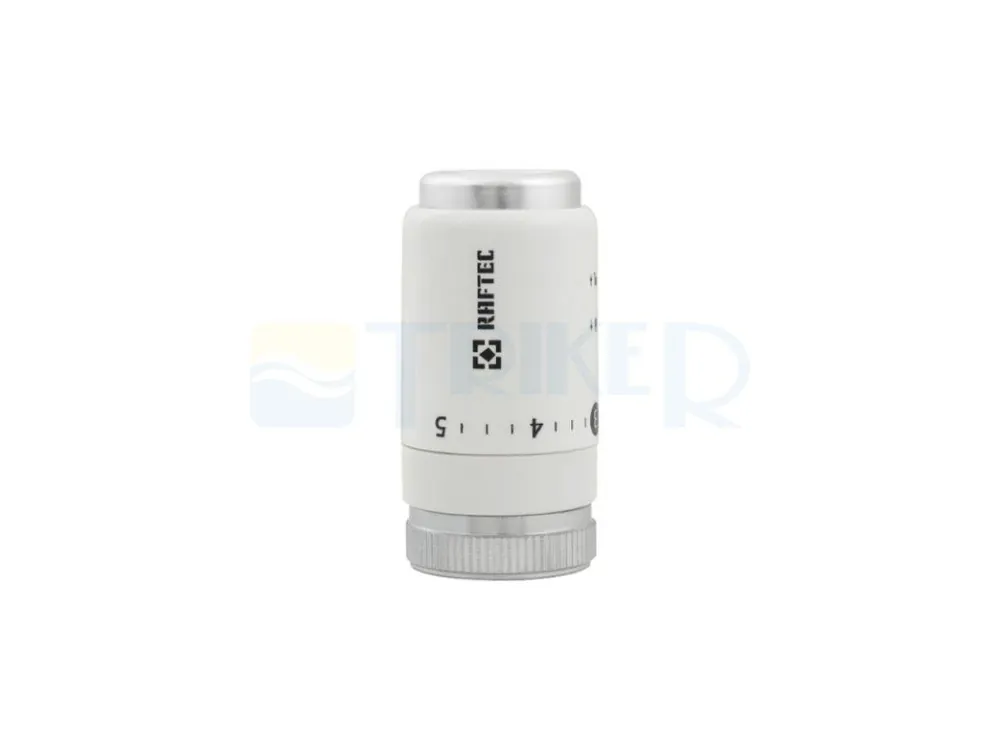 Populair Hlavice termostatická Raftec M30x1,5 6-28°C, bílá