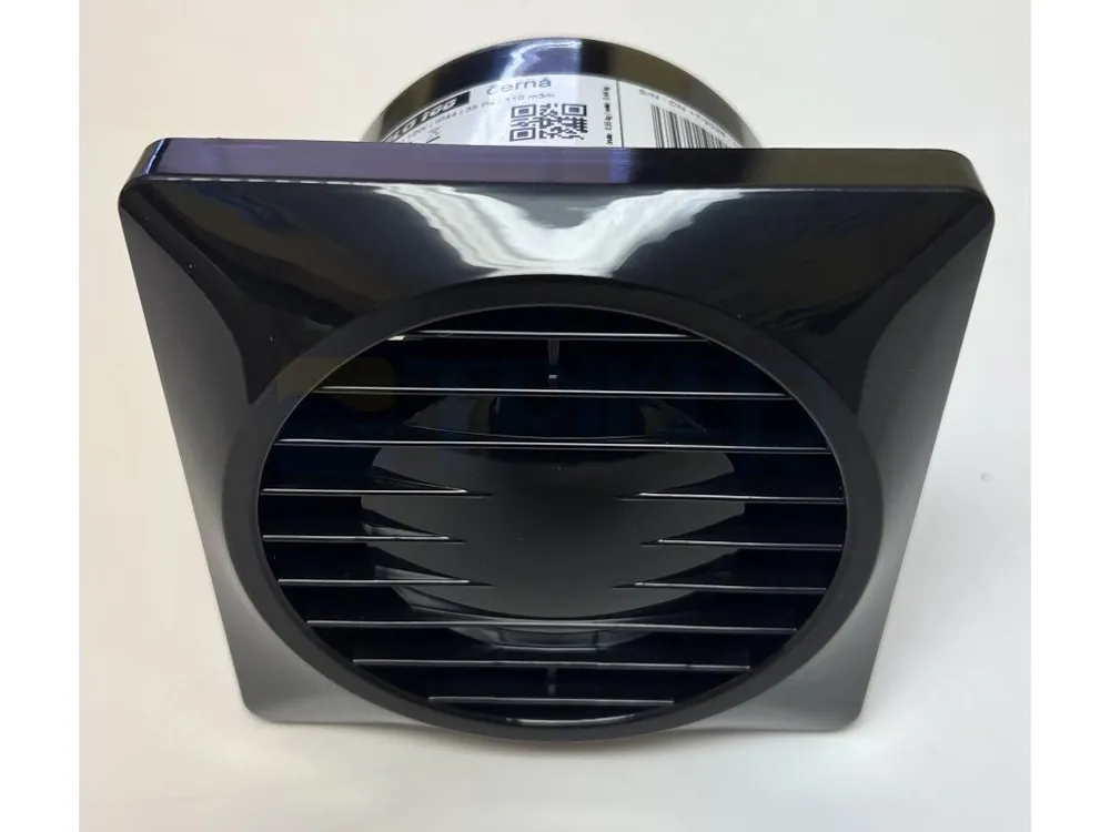 Ventilátor SOLO 100/T s časovačem,černý Betaalbaar