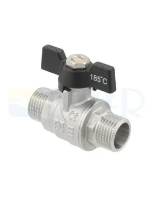 Kohout kulový Raftec Black s motýlem ŠŠ DN20 3/4" Cenový Hit