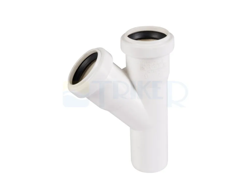HTEA odbočka 40/40/45º bílá Uitverkoop