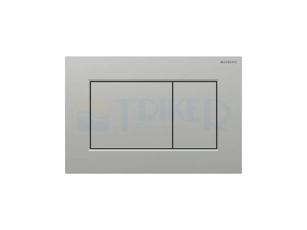 SIGMA01 SQUARE ovládací tlačítko, matný chrom Meest Verkocht