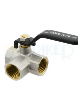 Must-Have Kohout kulový RAFTEC BLACK s pákou trojcestný DN20 3/4"