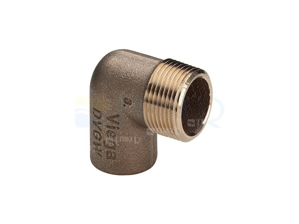 Lage Prijs Cu koleno vnější závit 4092G 15 x 3/8"
