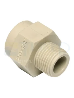 Alleen Vandaag PPR přechodka s plastovým závitem vnějším (šestihran) 20 x 1/2"
