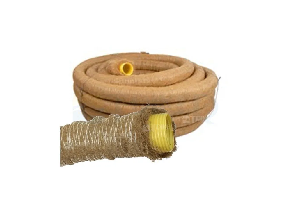 Exclusieve Aanbieding Drenážní trubka Kokofil s opláštěním kokosovými vlákny 100mm (svitek 50m)