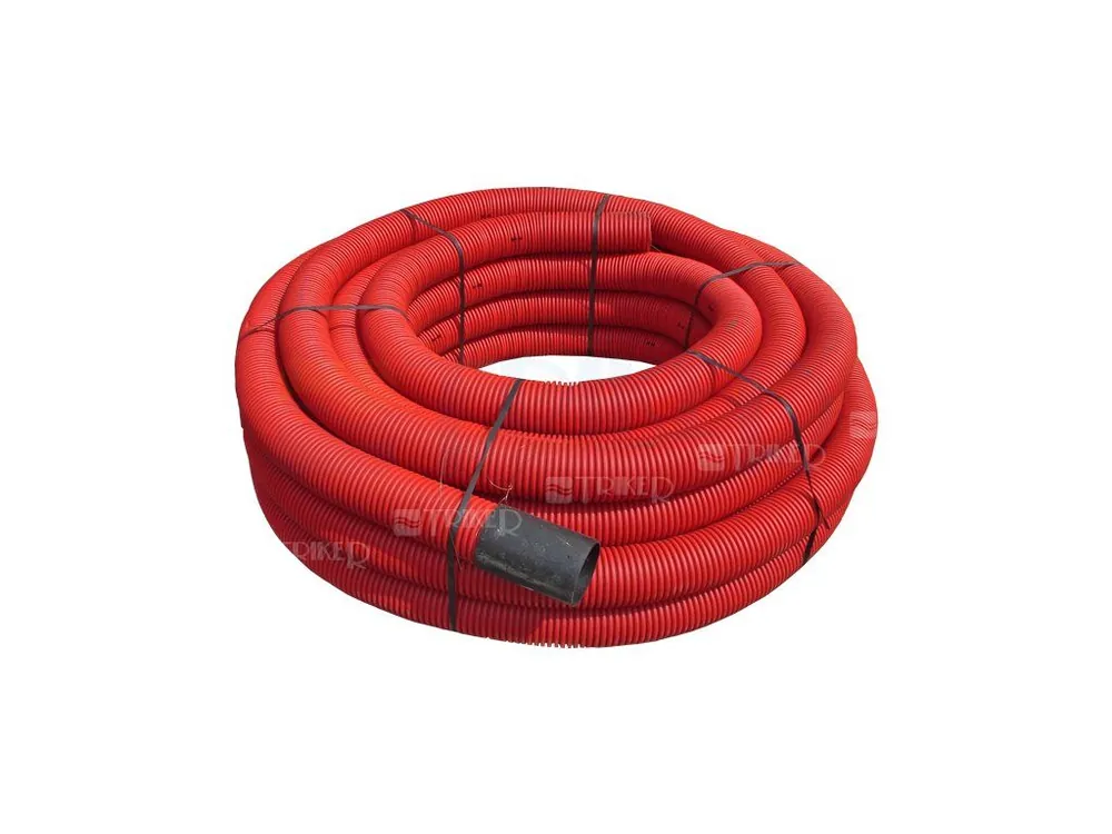 Chránička kabelová červená korugovaná 40/32mm (metráž) Koupit Online