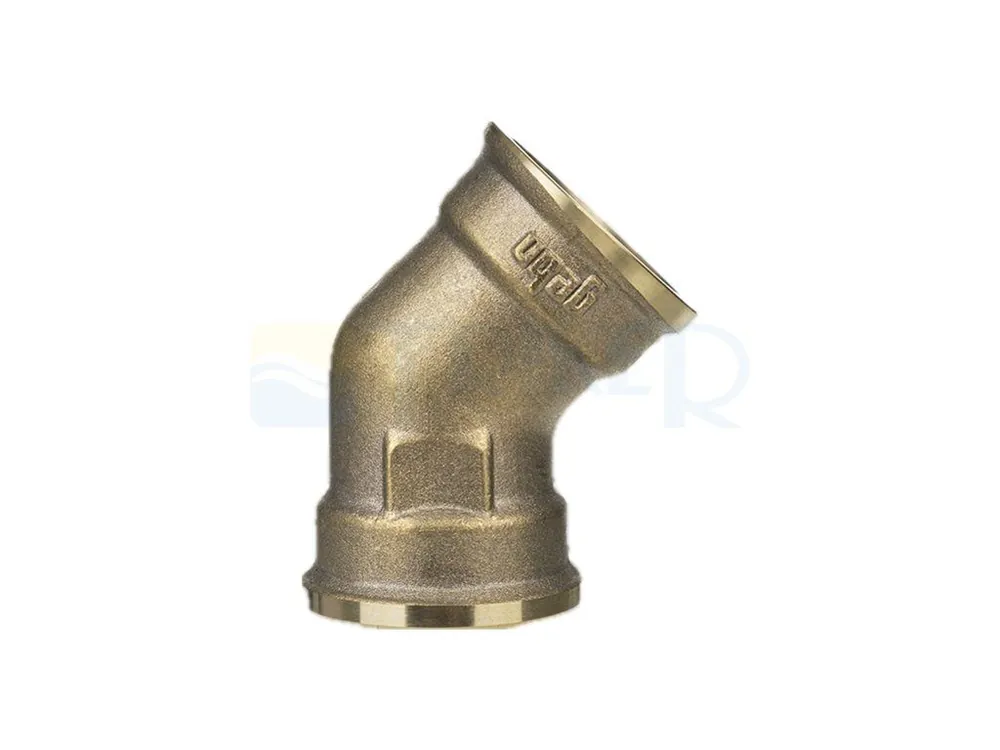 Laatste Versie EP MS koleno mosazné 45° MM 1/2"
