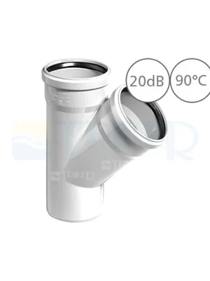 Oblíbený SKEA odbočka odpadní dB20 45° 58/58mm