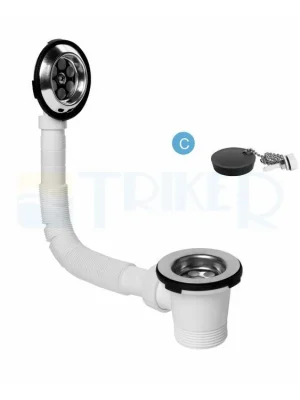 Veilige Betaling Výpusť vanová s přepadem EV1200 6/4"