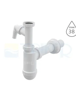 Sifon umyvadlový bez výpusti s přípojkou A43P 5/4" x 40 mm Pouze Dnes