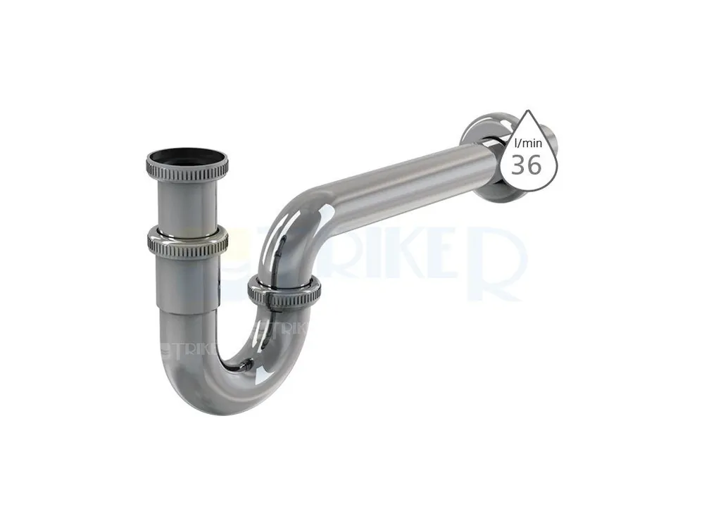 Sifon umyvadlový kovový bez výpusti A432 5/4" x 32 mm Lage Kosten