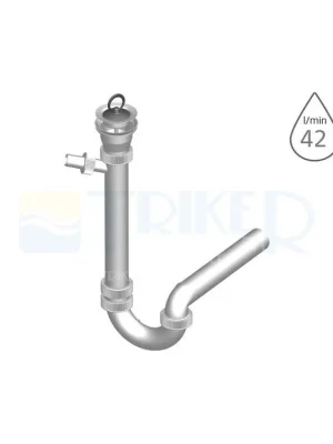 Sifon dřezový T-727 DN40 s přípojkou, s nerezovou mřížkou 70 mm Omezené Množství