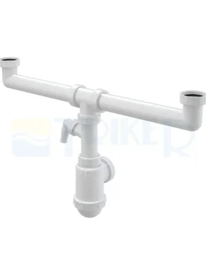 Horká Nabídka Sifon dvoudřezový bez výpusti s přípojkou A448P 6/4" x 50/40mm