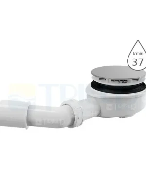Sifon sprchový s krytkou A491CR pro vaničky s otvorem 90 mm, krytka chrom Nakupujte Hned