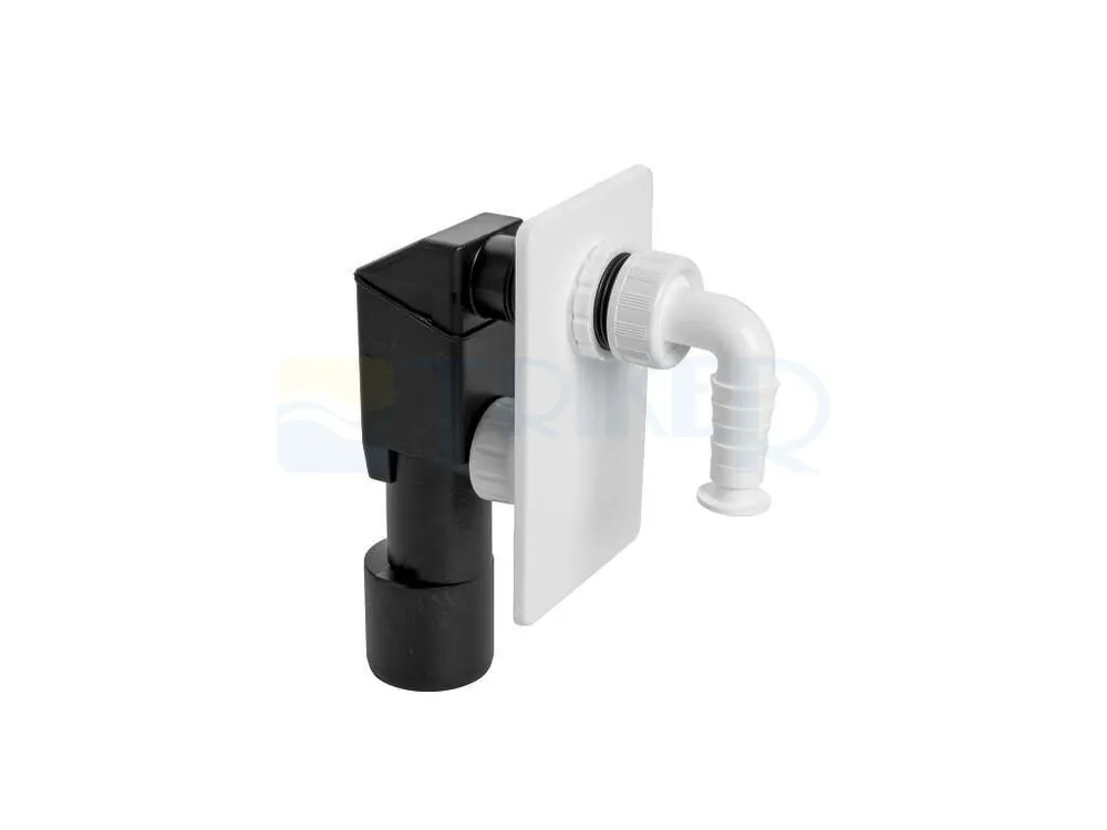 Direct Beschikbaar Sifon pračkový pod omítku EPPP450 odpad 50/40mm, s bílou krytkou