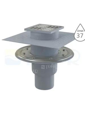 Koupit Online Vpusť podlahová APV2324 se SMART uzávěrem spodní odpad 50/75 mm, nerezová mřížka 105 x 105 mm