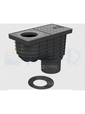 Akční Cena Lapač střešních splavenin KV STANDARD spodní, černý 110 mm