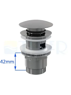 Klik-klak umyvadlová výpusť A390 velká krytka 5/4", výška 42 mm Levný