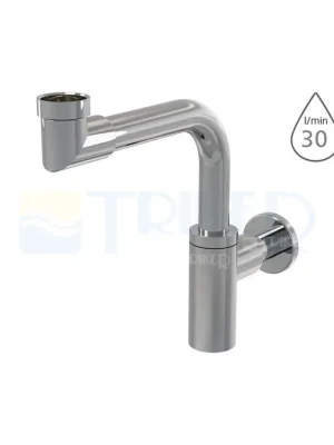 Sifon umyvadlový kovový bez výpusti A403 Design 5/4" x 32 mm, prostorově úsporný Kupte Ještě Dnes