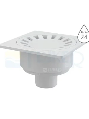 Vpusť podlahová APV16 spodní odpad 50 mm, plastová mřížka 150 x 150 mm Novinka