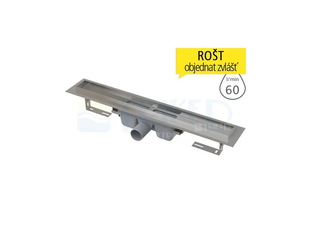 Beste Prijs Žlab podlahový APZ6 Professional pro plný rošt 550 mm, boční odtok 50 mm