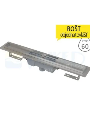 Žlab podlahový APZ1001 pro perforovaný rošt 300 mm, spodní odtok 50 mm Ověřený