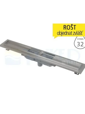 Žlab podlahový APZ1101 pro perforovaný rošt 650 mm, spodní odtok 40 mm Odeslání Ihned