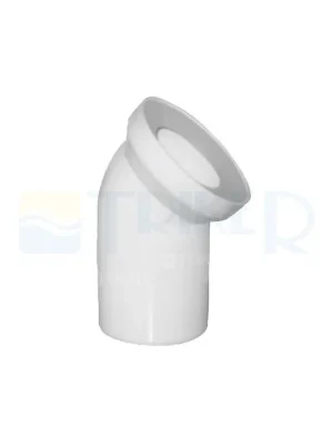 Dopojení k WC - koleno 45° 110 mm bílé Premium