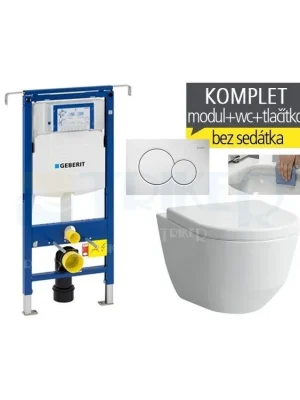 Závěsný WC komplet T-07 Duofix Special + Laufen Pro RIMLESS klozet závěsný 53 cm Bestseller