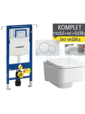 Závěsný WC komplet T-07 Duofix Special + Laufen Pro S RIMLESS klozet závěsný 53 cm Must-Have