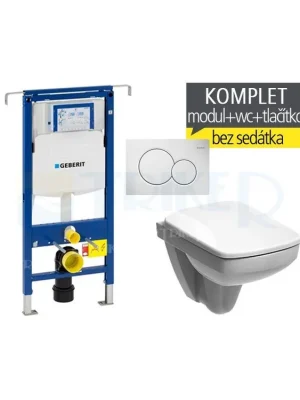 Závěsný WC komplet T-07 Duofix Special + Nova Pro Pico klozet závěsný pravoúhlý 48 cm Uitverkoop