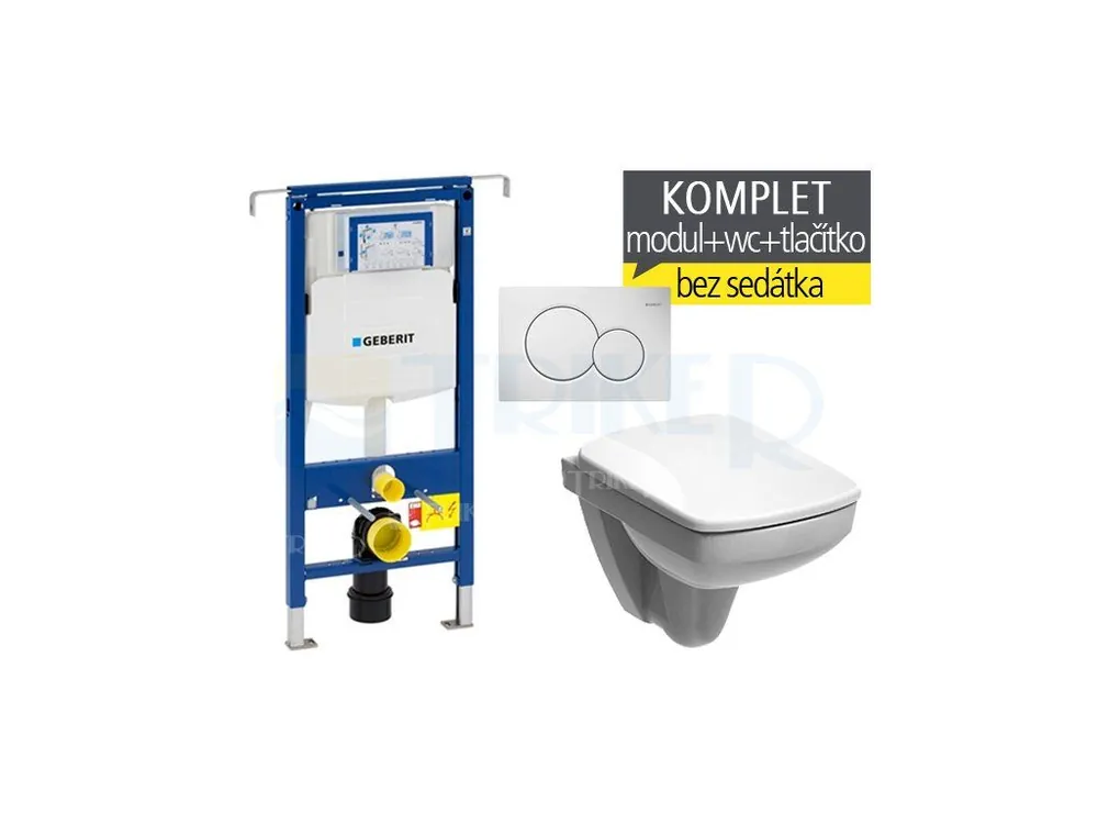 Závěsný WC komplet T-07 Duofix Special + Nova Pro Pico klozet závěsný pravoúhlý 48 cm Uitverkoop