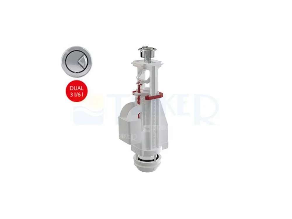 Ventil vypouštěcí A08 pro keramické nádrže splachování DUAL 3/6l Koopje