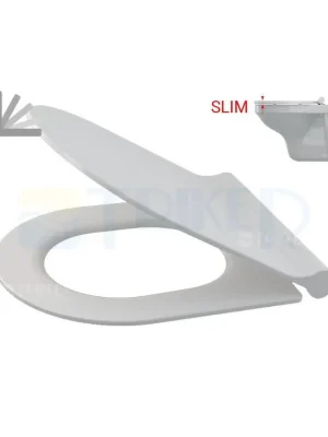 Sedátko Alca A67SLIM duroplastové se zpomalovacím mechanismem, bílé Dokud Zásoby Vydrží