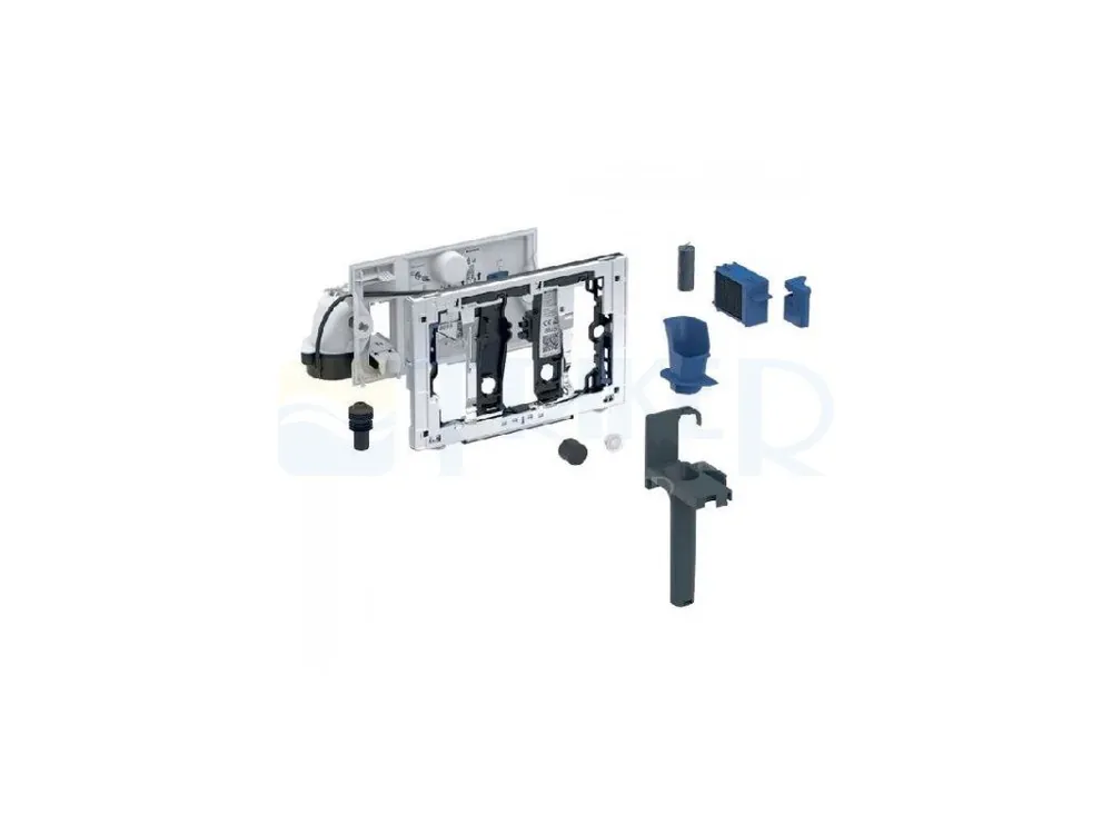 Weekendaanbieding Zásuvka pro tyčinku Geberit DuoFresh s automatickým spouštěním, pro nádržku Sigma 12 cm, antracitová šedá