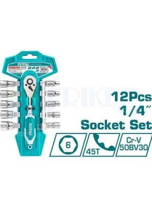 Dokud Zásoby Vydrží Hlavice nástrčné 1/4" sada 12 ks, industrial