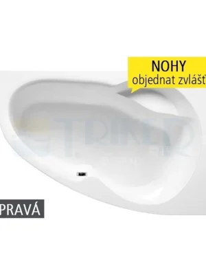 Cenový Hit Harmonia vana akrylátová 150 x 95 cm pravá, bílá