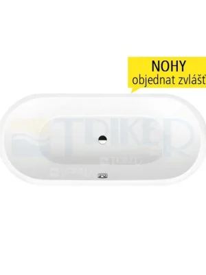 Classic Duo Oval vana ocelová 170 x 75 cm 113, bílá Must-Have