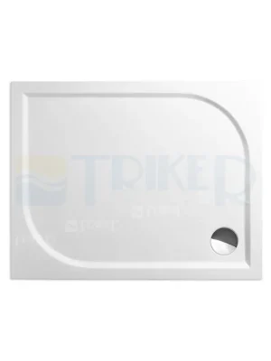 Rectan-M vanička z litého mramoru 100 x 80 x 3 cm, bílá Cenový Hit