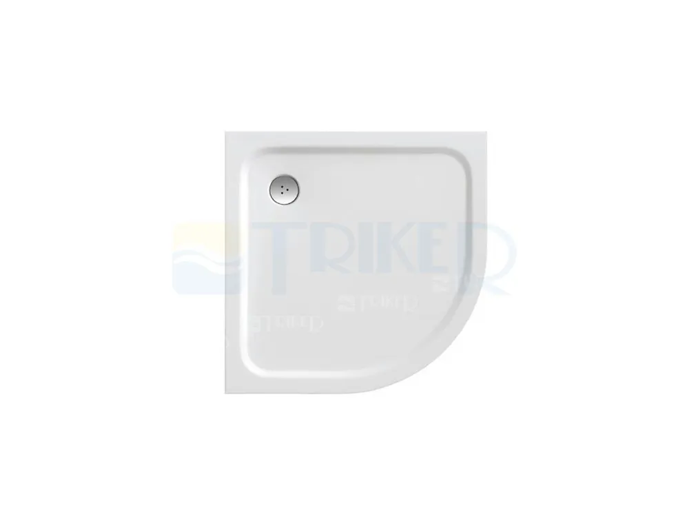 Koop Online Elipso Pro Chrome vanička z litého mramoru 80 x 80 x 3cm R500 bílá